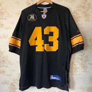 Troy Polamalu Pittsburgh Steelers Authentic Jersey | 75th Patch | 52